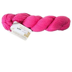NWT Blue Sky Worsted Yarn – Pink – 100% Organic Cotton